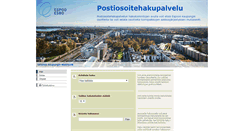 Desktop Screenshot of postiosoite.espoo.fi